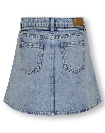 Kids Only - KOGEden Belt Nederdel - Light Blue Denim